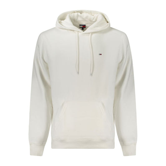 Tommy Hilfiger Bianco Cotton Men's Hoodie Sweatshirt