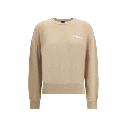 PINKO Beige Wool Sweatshirt PINKO
