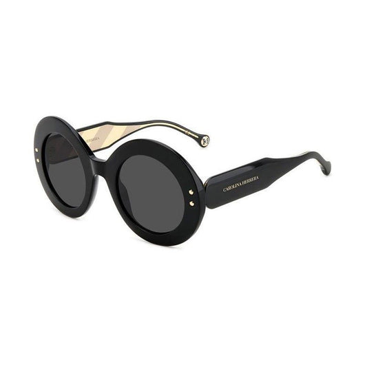 Carolina Herrera Black Acetate Sunglasses