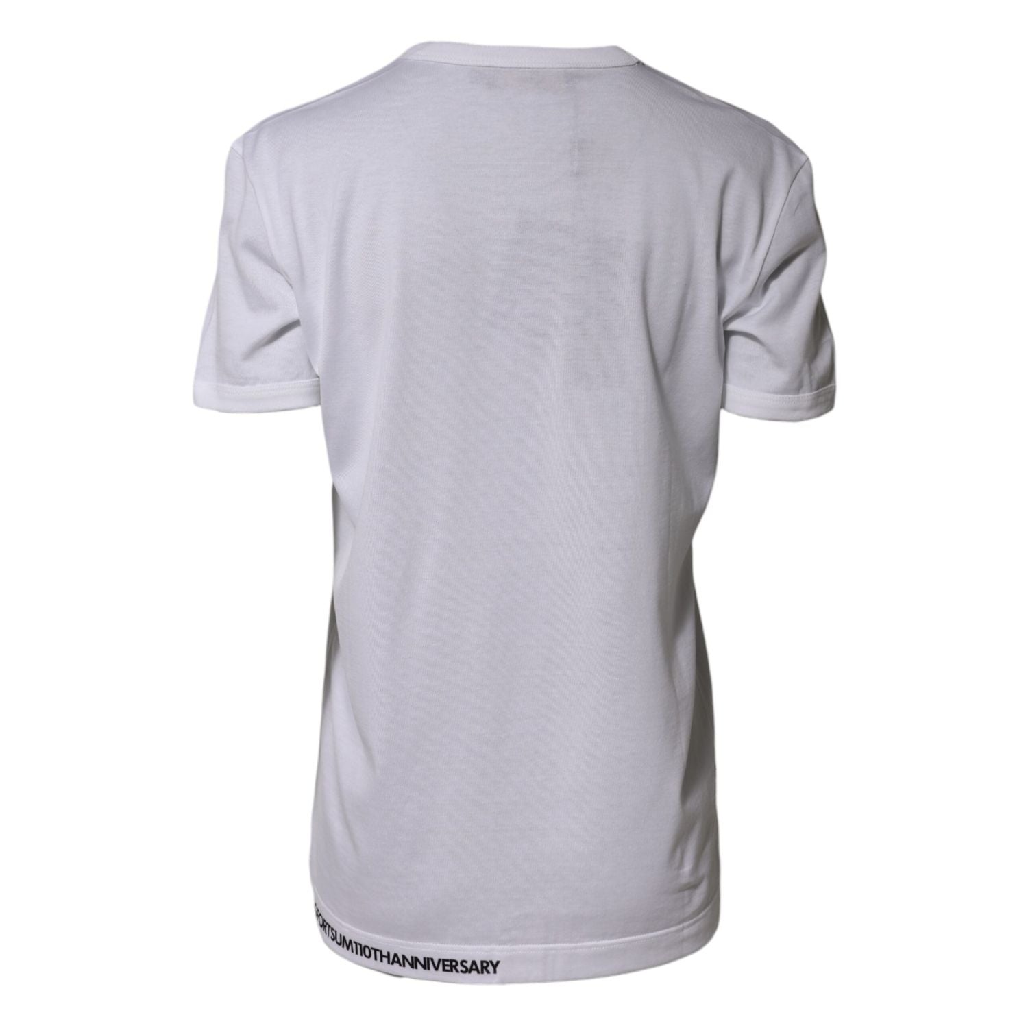 Dolce & Gabbana White DG Loves Moscow Cotton Crew Neck T-shirt