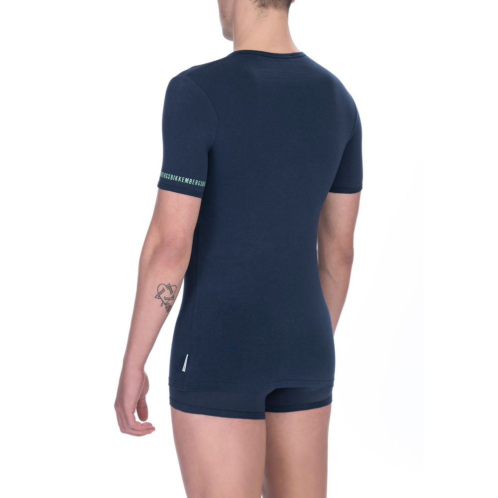 Bikkembergs Black Cotton Men's T-Shirt Twin Pack Bikkembergs
