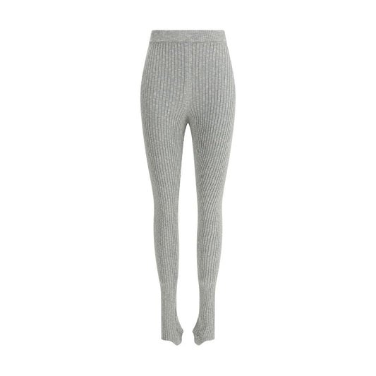 Magda Butrym Gray Linen Leggings