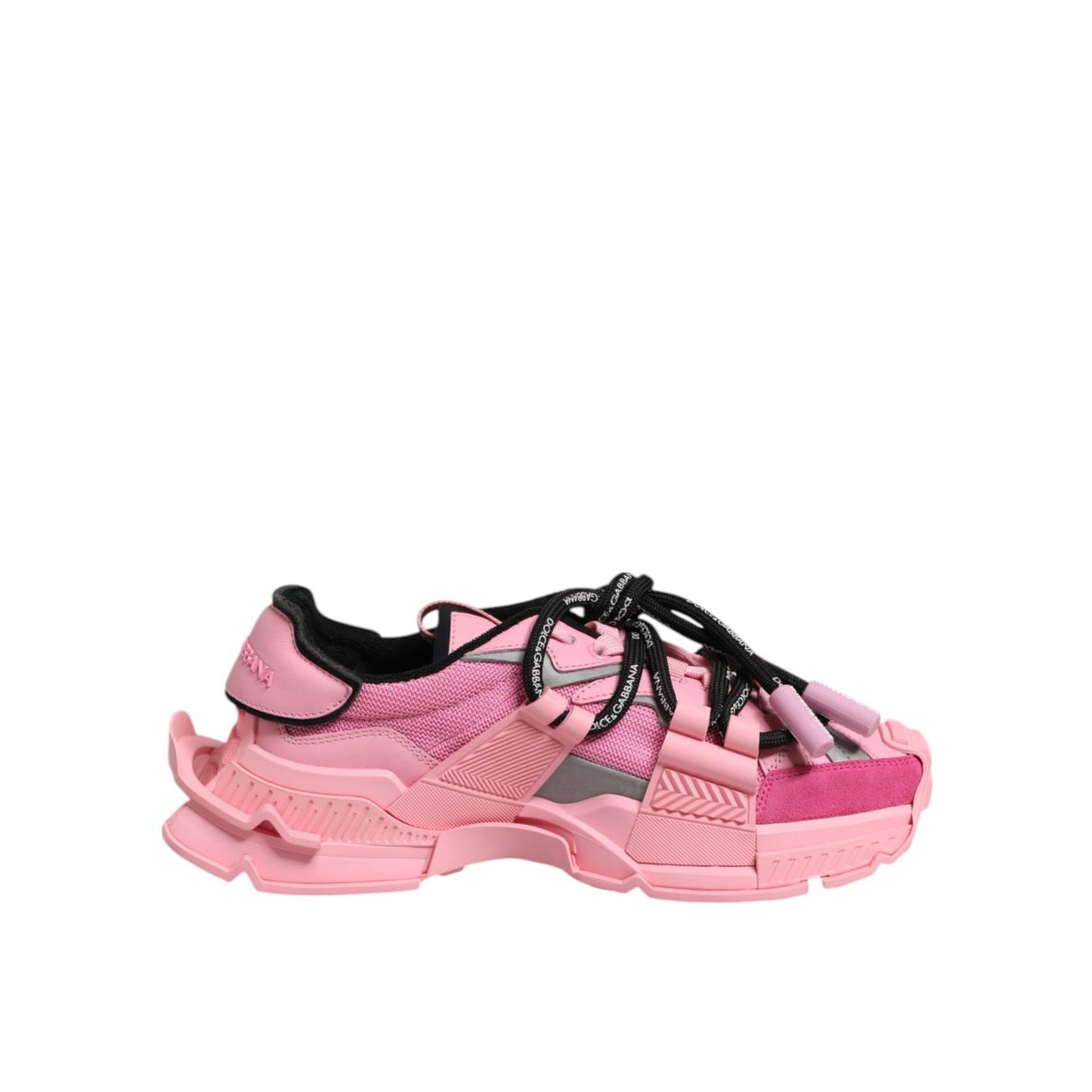 Dolce & Gabbana Pink Low Top Space Women Sneakers Shoes