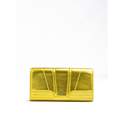 Ferrari Metal Yellow GT patent leather purse Ferrari