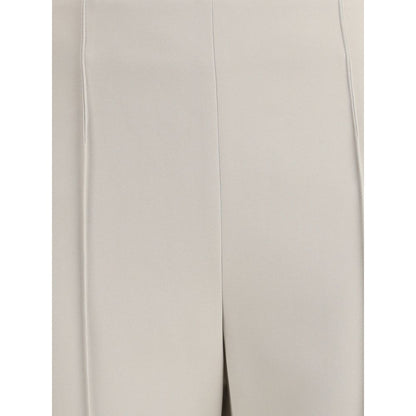 Giorgio Armani Gray Viscose Casual Pants