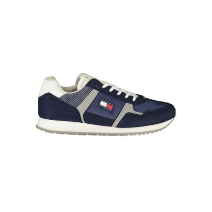Tommy Hilfiger Blue Polyurethane Men's Sneaker