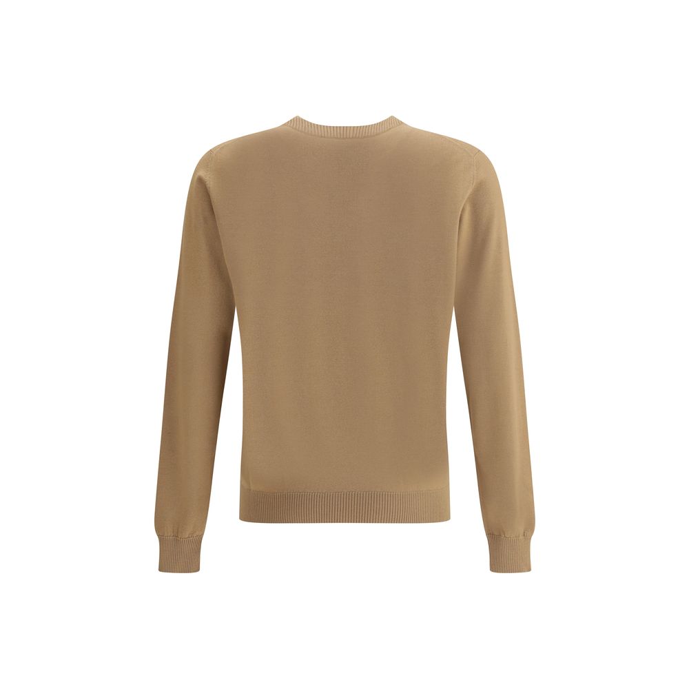 Fendi Beige Fleece Wool Sweatshirt Fendi