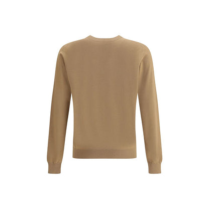 Fendi Beige Fleece Wool Sweatshirt Fendi