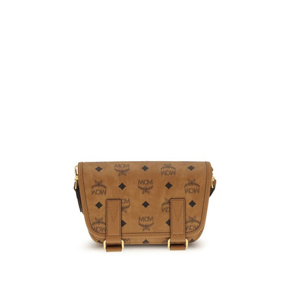 MCM Brown Polyethylene Shoulder Bag MCM