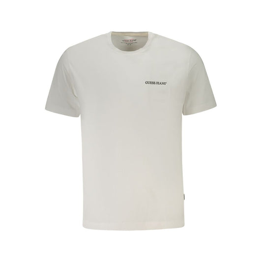Guess Jeans Bianco Cotton Men T-Shirt
