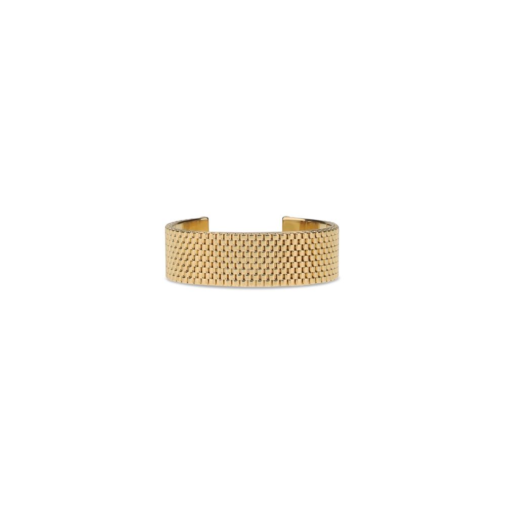 Jil Sander Gold Brass Bracelet