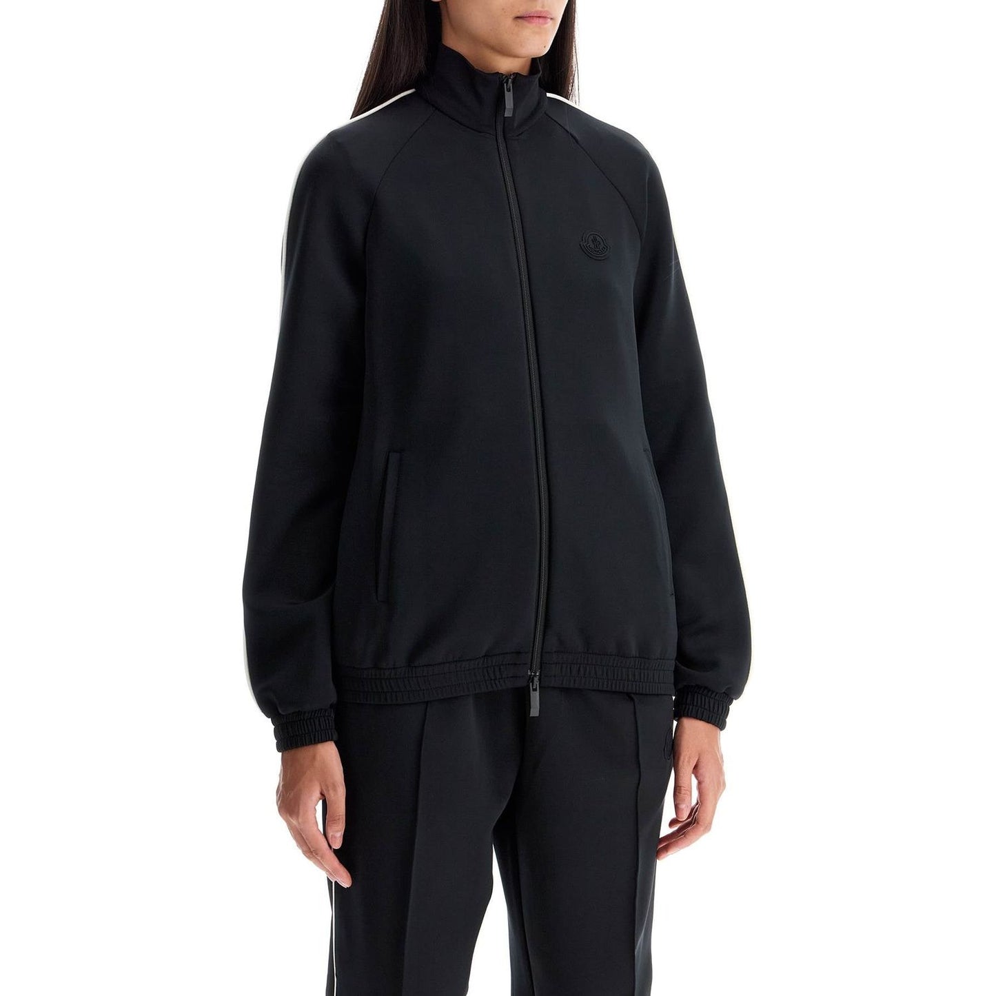 Moncler 'zip-up sweatshirt in scuba Topwear Moncler