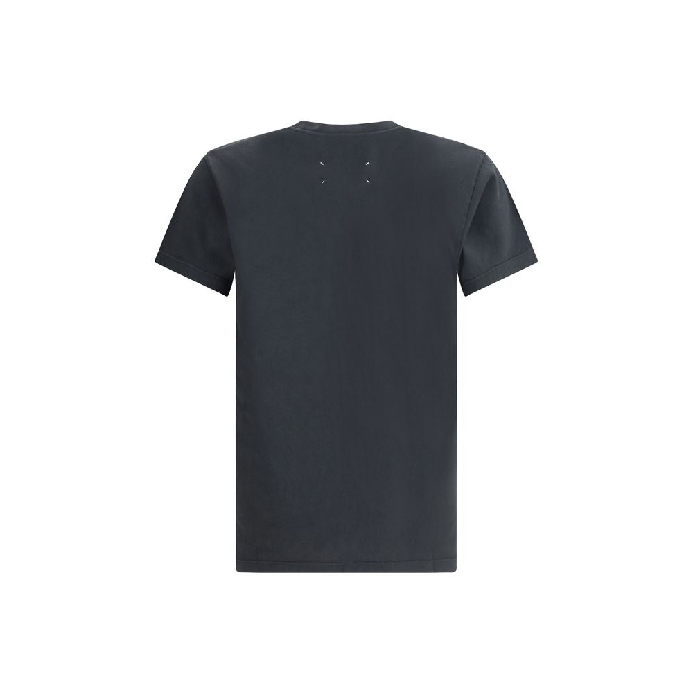Margiela Black Cotton T-Shirt Margiela