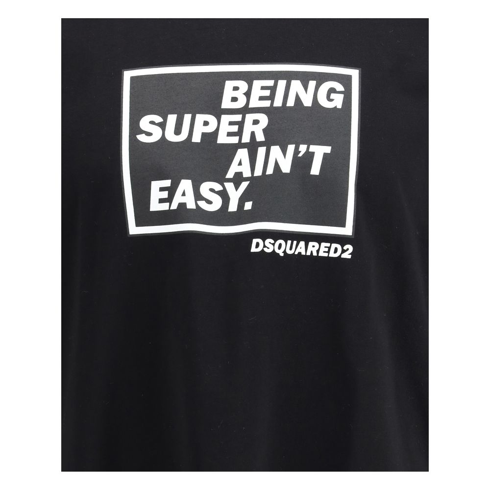 Dsquared² Black Cotton T-Shirt Dsquared²