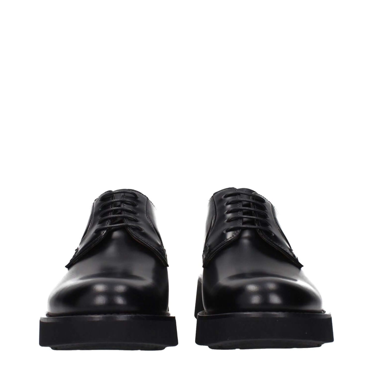 Church's Black Leather Oxfords And Derbies