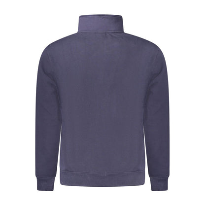 Napapijri Blue Cotton Men Sweatshirt