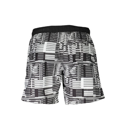Karl Lagerfeld Black Polyester Men's Swim Boxer