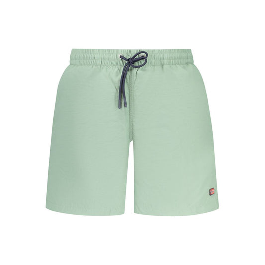 Norway 1963 Verde Poliammide Men's Swim Boxer