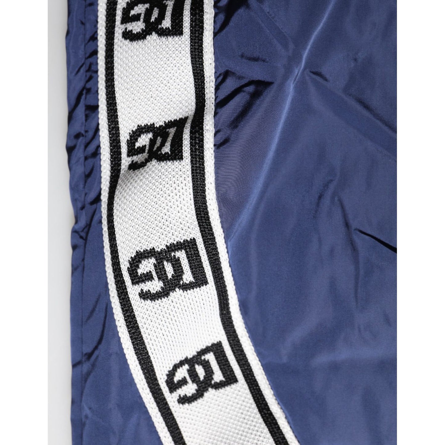 Dolce & Gabbana Blue Nylon Straight Jogger Sweatpants Pants Dolce & Gabbana