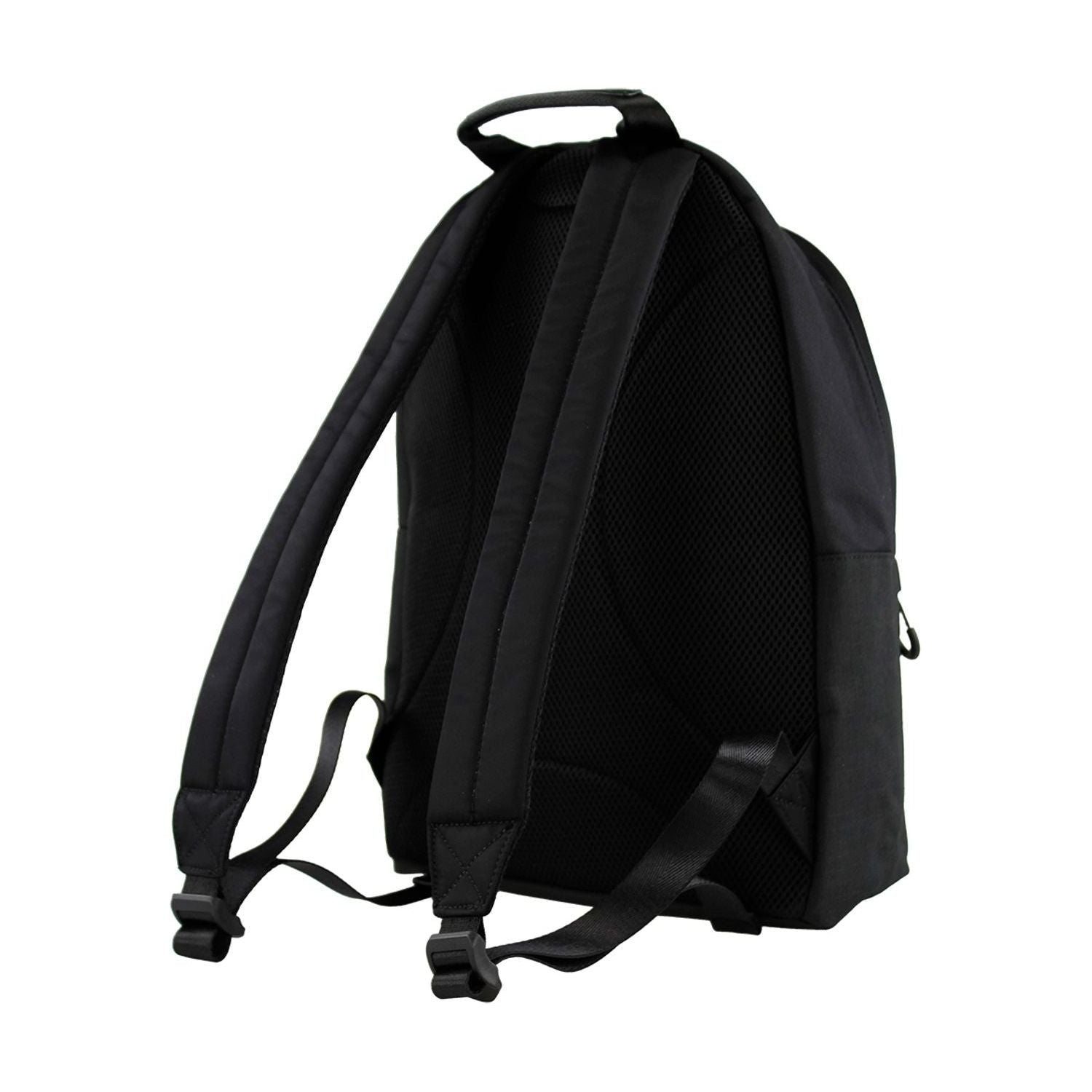 Front view with bag zipped and handles upright.