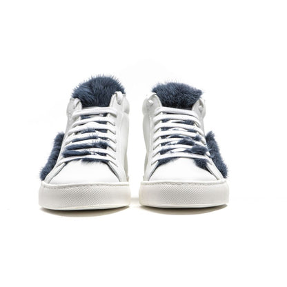 Mr&Mrs Italy White Leather Women Sneaker