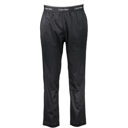 Calvin Klein Black Polyester Men's Track Pant