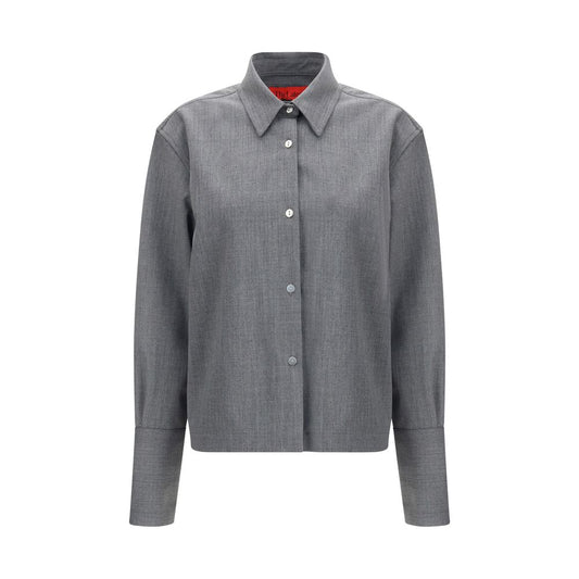 The Latest Gray Wool Oves Aries Shirt