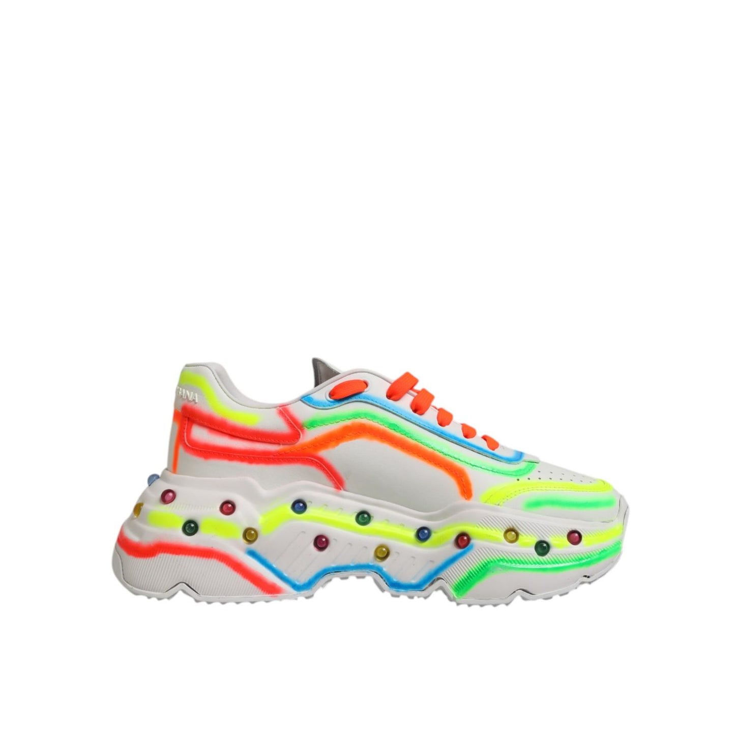 Dolce & Gabbana Multicolor Daymaster Low Top Sneakers Shoes Dolce & Gabbana