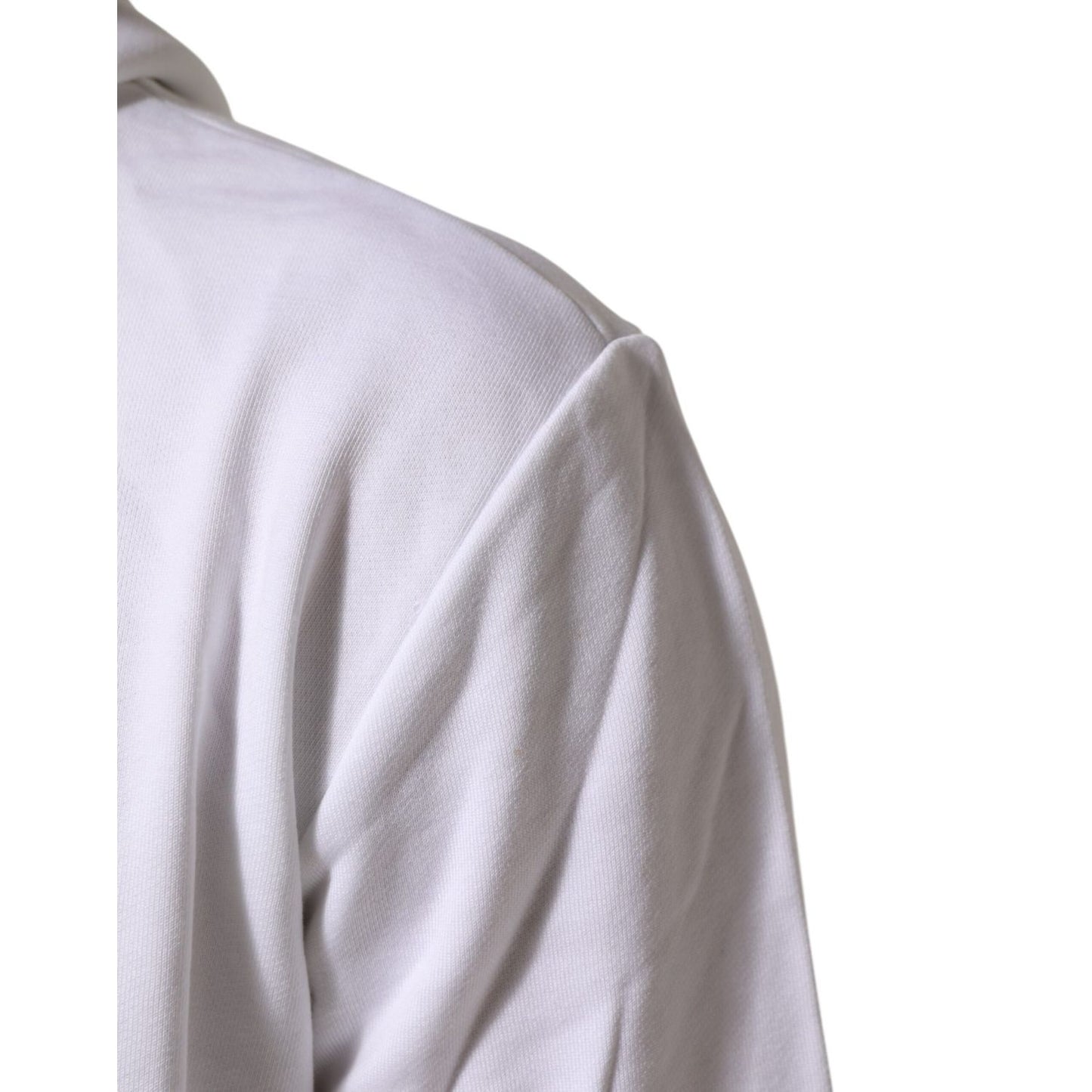 Dolce & Gabbana White Sacred Heart Hooded Sweatshirt Sweater Dolce & Gabbana