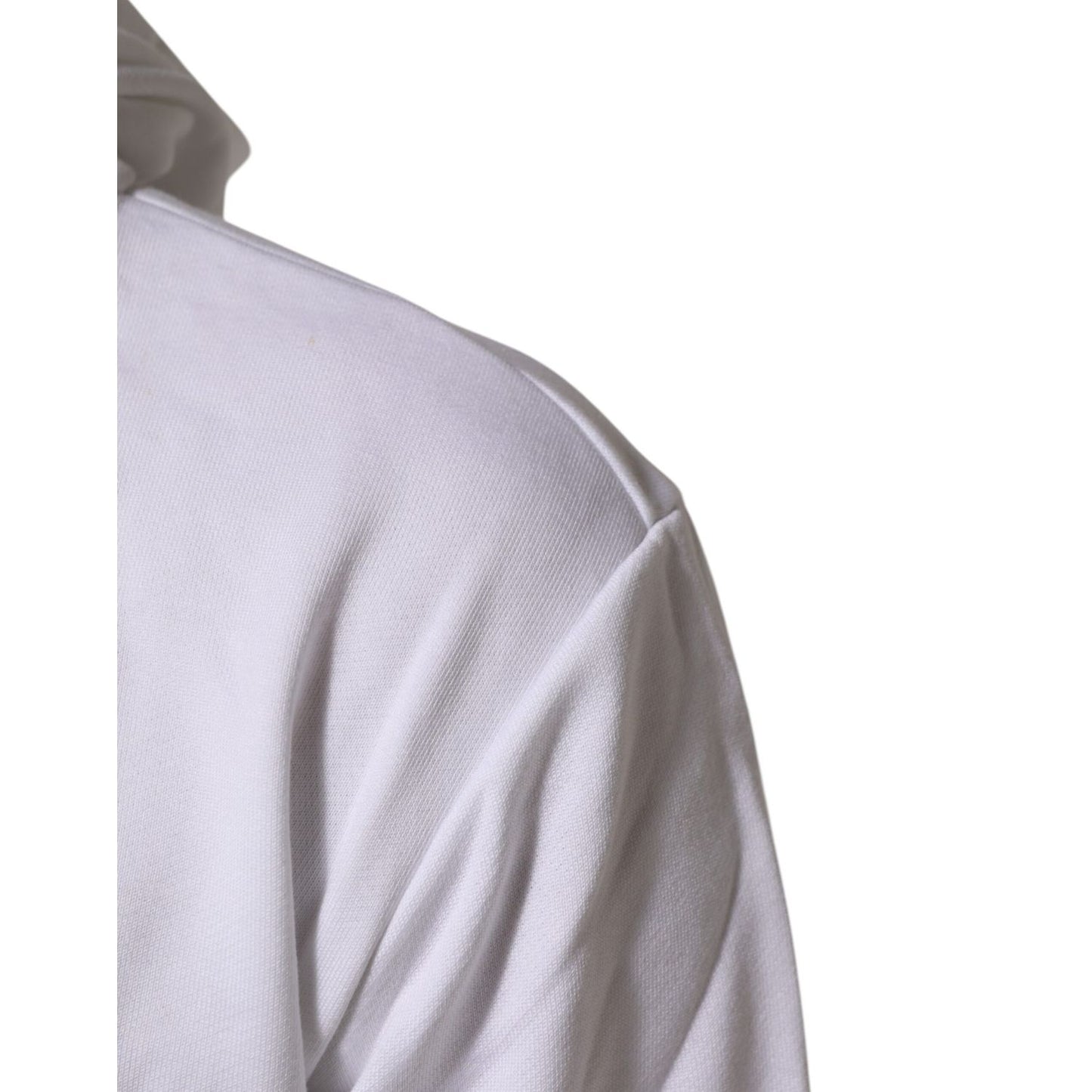 Dolce & Gabbana White Sacred Heart Hooded Sweatshirt Sweater Dolce & Gabbana