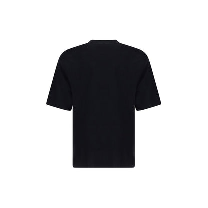 Off-White Black Cotton T-Shirt Off-White