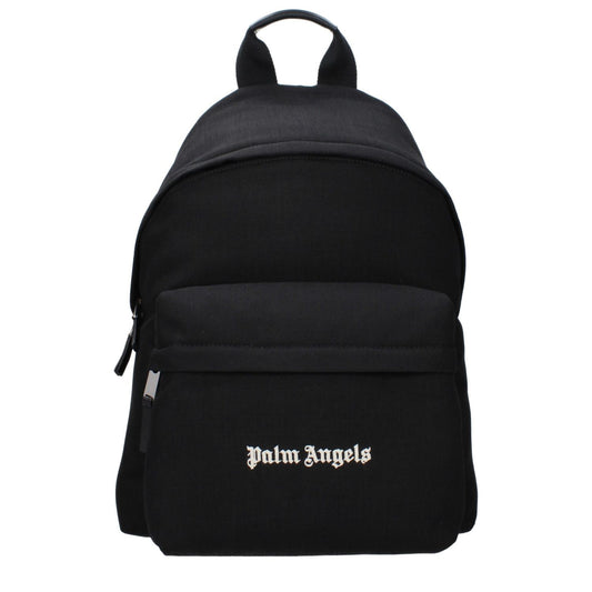 Palm Angels Black Fabric Backpack