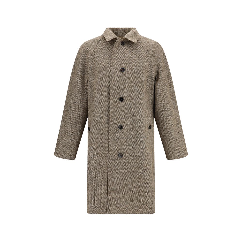Burberry Brown Cotton Coat