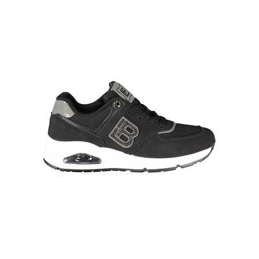 Laura Biagiotti Black Polyurethane Women Sneaker