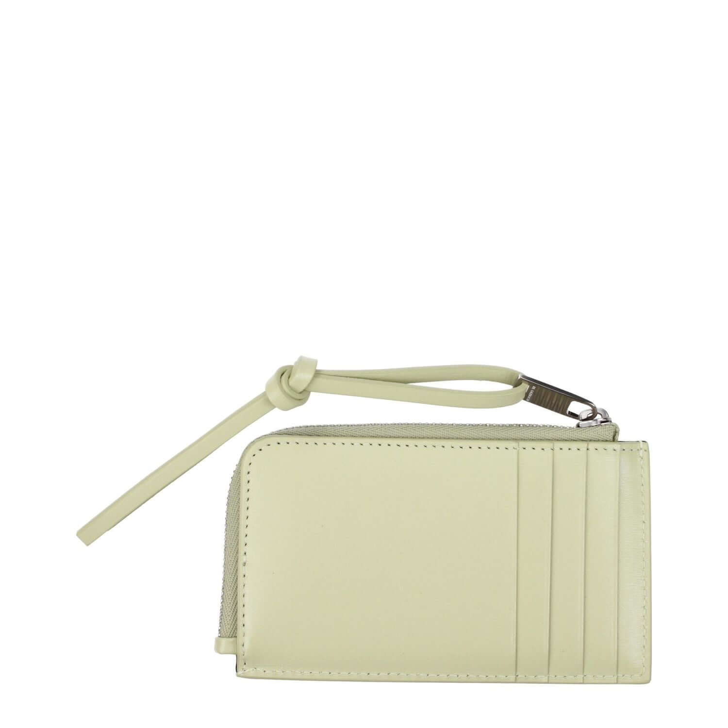 Jil Sander Green Leather Wallet