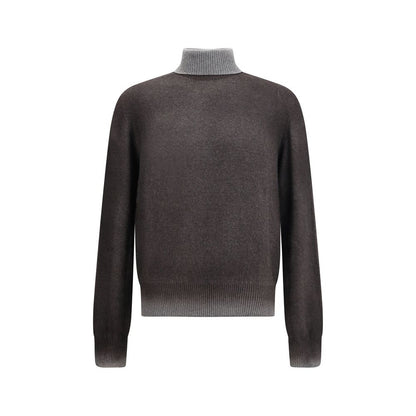 Aragona Cashmere Gray Cashmere Turtleneck