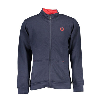 Gianmarco Venturi Blue Polyester Men Sweatshirt