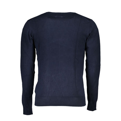 Gianmarco Venturi Blue Viscose Men's Sweater