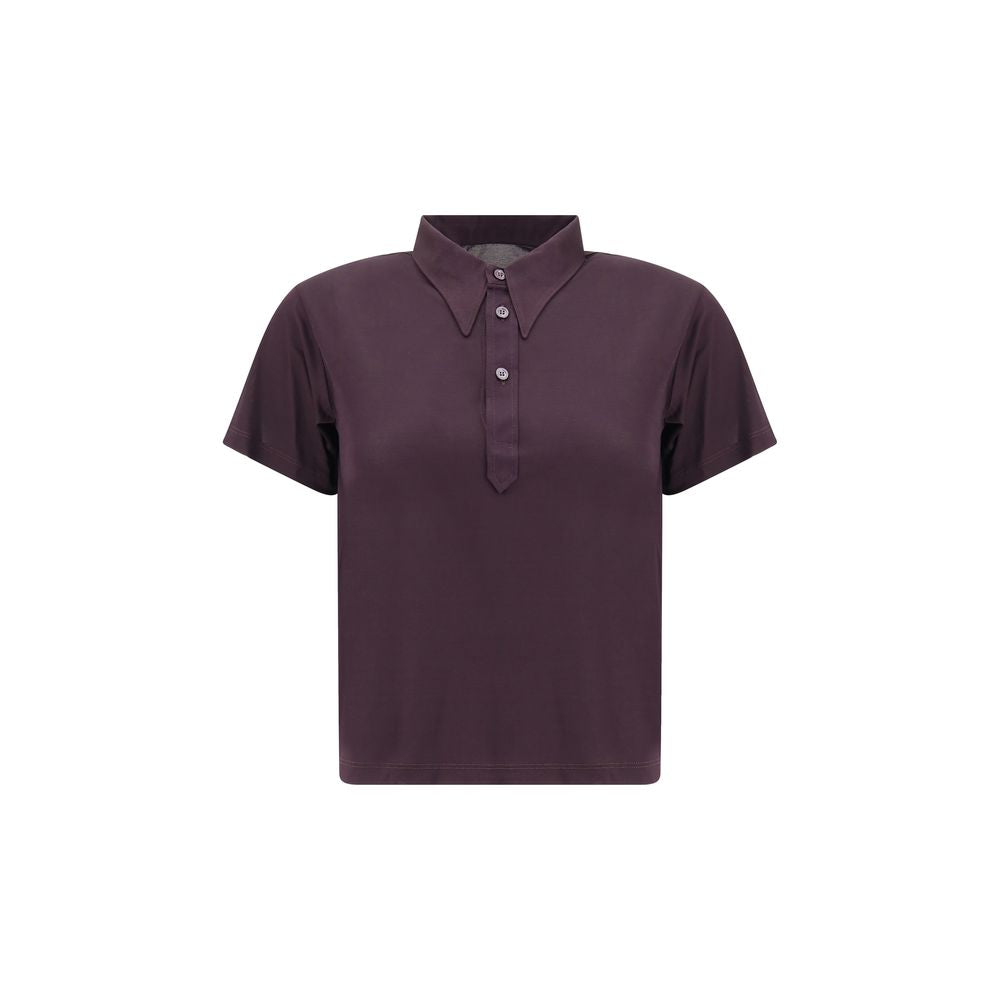 Margiela Multicolor Viscose Polo Shirt