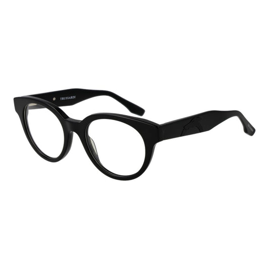 Trussardi Black Acetate Glasses (Frames) Trussardi