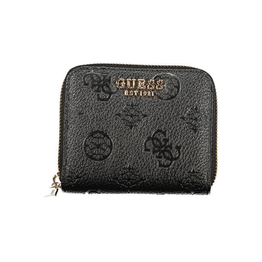 Guess Jeans Nero Poliuretano Women Wallet