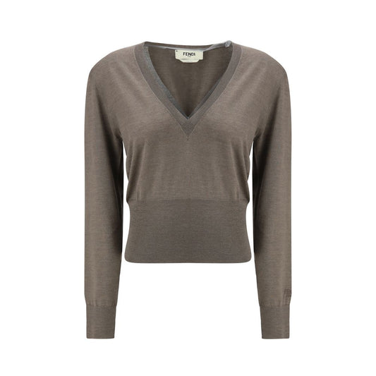 Fendi Brown Cashmere Cashmere Sweater