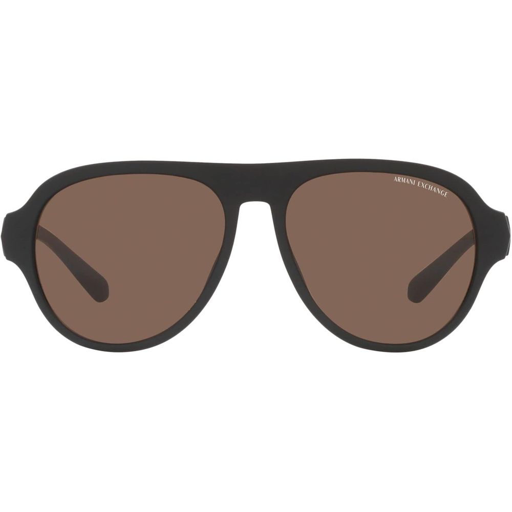 Armani Exchange Brown Acetate Sunglasses