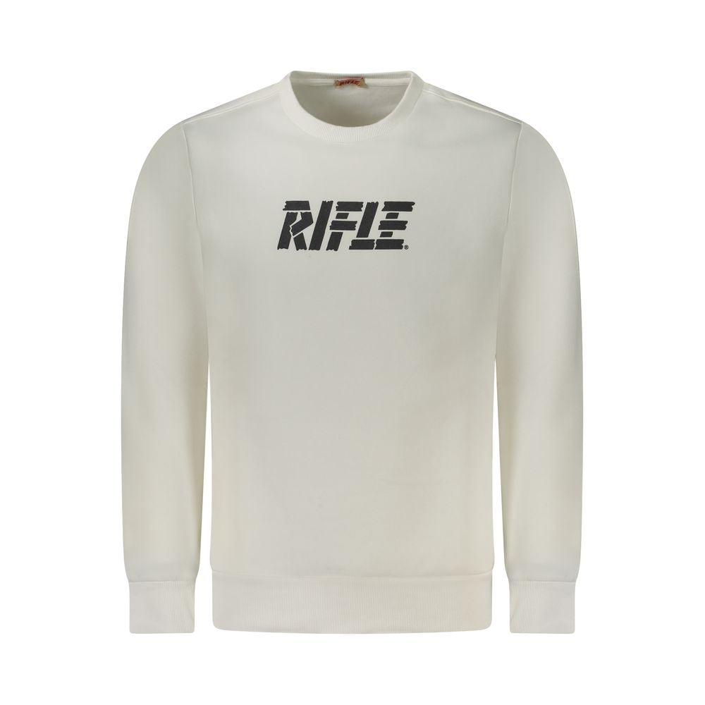 Rifle White Cotton Sweatshirt Rifle