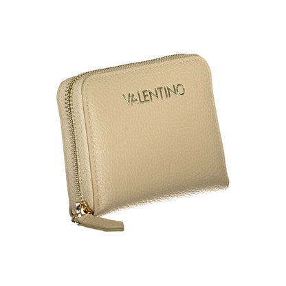 Mario Valentino Beige Polyurethane Women's Wallet