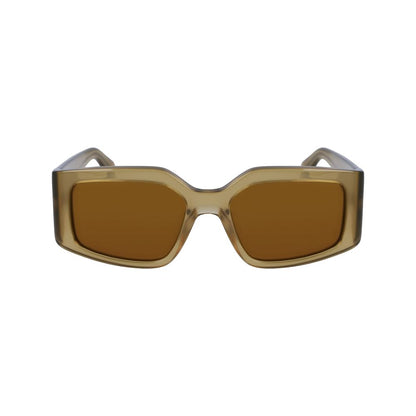 Ferragamo Green Acetate Sunglasses