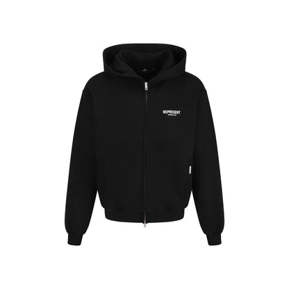 Represent Black Cotton Sweatshirt