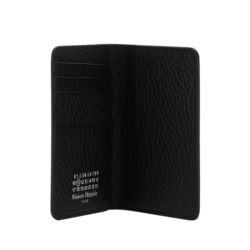 Margiela Black Calf Leather Bos Taurus Wallet Margiela