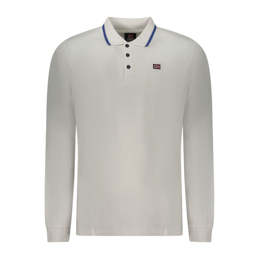 Norway 1963 Bianco Cotton Men Polo Shirt