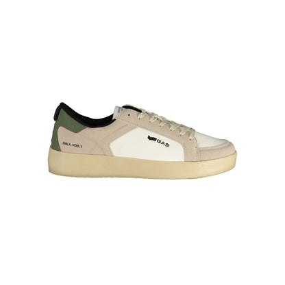 Gas Bianco Polyurethane Men Sneaker 1728,67403481248,Athletic - Sneakers - Shoes,EU41/US8,EU42/US9,EU43/US10,EU44/US11,EU45/US12,EU46,Gas,Men,New with tags,Shoes,Sneakers - Shoes,White